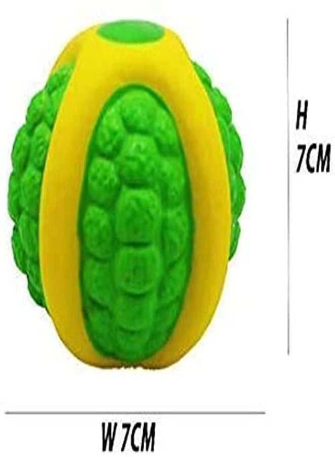 Pups&Pets Eetoys Latex Squeaky Melon Toy for All Types of Dog, Cats, Puppy & Kittens (Medium). - Image 2